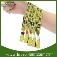 Free sample and fast delivery polyester woven wristband